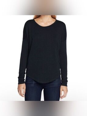 Rag & Bone black drop sleeve shirt